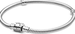 Pandora Damen Schlangen-Armband Zylinder 17cm Silber 598816C00-17