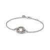 Pandora Damenarmband mit Ring Charm 16cm Silber 582741C01-16