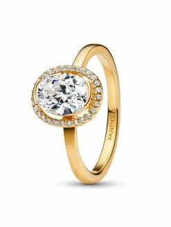 Pandora Damen-Ring Ovaler Funkelnder Heiligenschein 163802C01-54