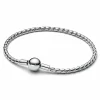 Pandora Moments Runder Verschluss Flügel-Kettenarmband 594028C00-20