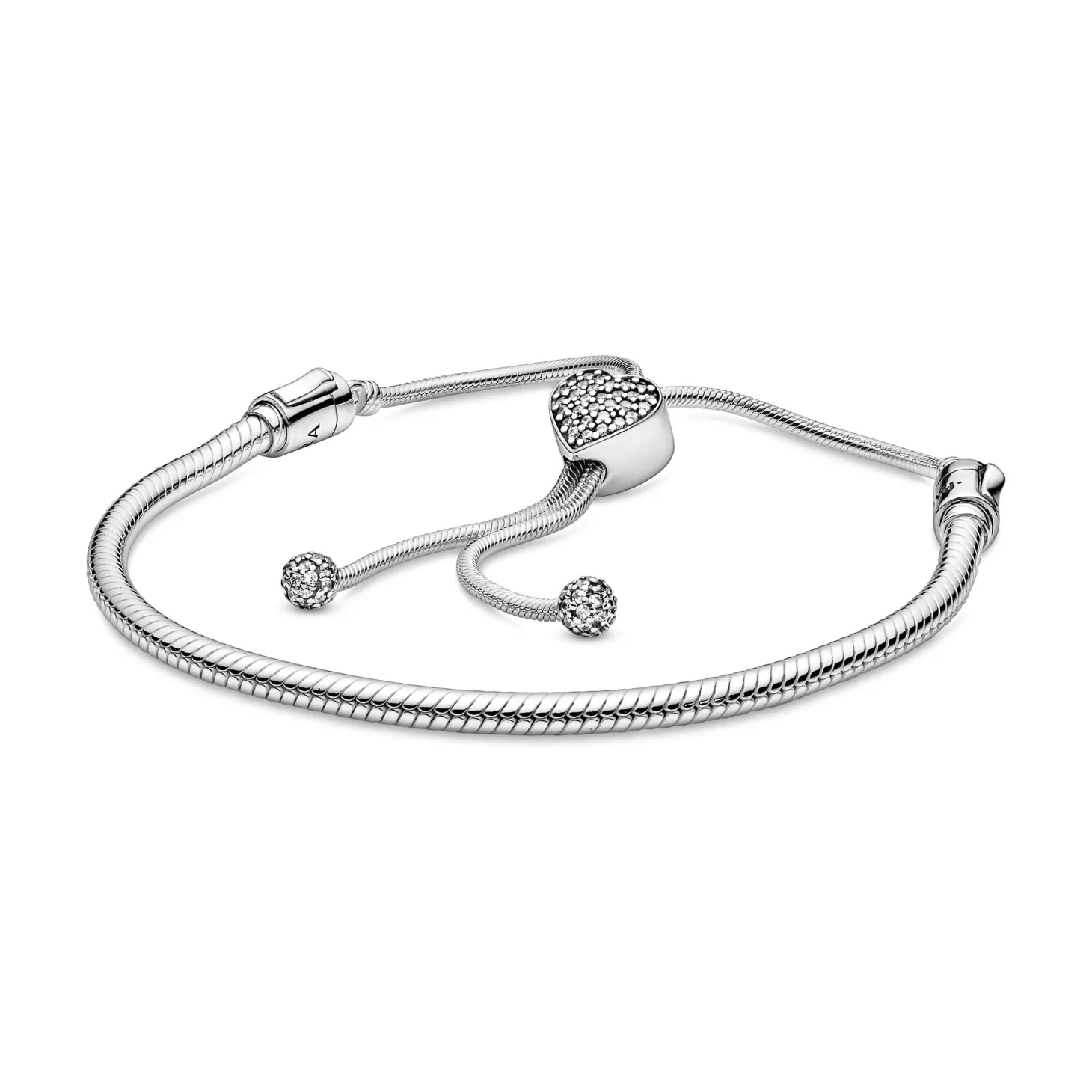 Pandora Moments verstellbares Schlangen-Gliederarmband 599347C00-19