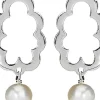 Pandora Pearl Scalloped Oval Drop Dangle Compose Earring Attachments