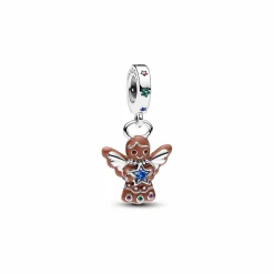 Pandora Silber Charm-Anhänger Lebkuchen Engel 794247C01