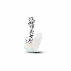 Pandora Silber Charm-Anhänger Polarbär Mutter & Junges DJ-0124955