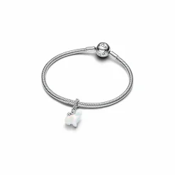 Pandora Silber Charm-Anhänger Polarbär Mutter & Junges DJ-0124955