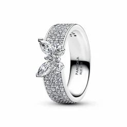 Pandora Timeless Breiter funkelnder Schmetterlingsring 194270C01-54