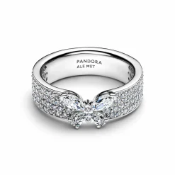 Pandora Timeless Breiter funkelnder Schmetterlingsring 194270C01-56