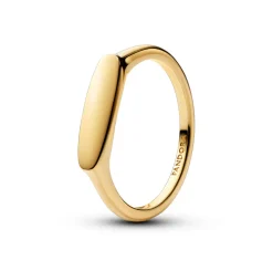 Pandora vergoldeter Ring mit gravierbarem Steg 163986C00-50