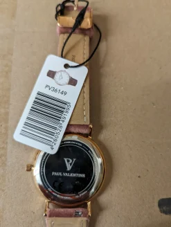 Paul Valentine Damen Armbanduhr MARINA ROSE GOLD PINK VELVET 36 MM PV36149