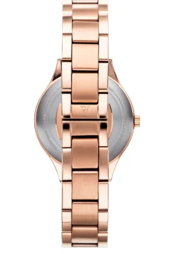 Paul Valentine Damen Armbanduhr HERMOSA ROSE GOLD BLACK 34 MM PV34212