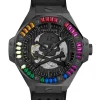 Philipp Plein Automatik Herrenuhr Plein $keleton Royal Rainbow