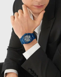 Philipp Plein Automatik Herrenuhr The $keleton Ecoceramic PWVBA0323