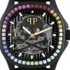 Philipp Plein Automatik Herrenuhr $keleton $pectre Rainbow