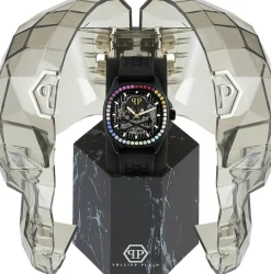 Philipp Plein Automatik Herrenuhr $keleton $pectre Rainbow