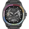 Philipp Plein Automatik Herrenuhr $keleton $pectre Rainbow