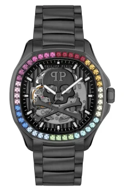 Philipp Plein Automatik Herrenuhr $keleton $pectre Rainbow
