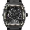 Philipp Plein Automatik Herrenuhr The $keleton Crystal