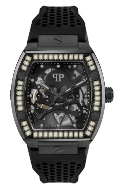 Philipp Plein Automatik Herrenuhr The $keleton Crystal