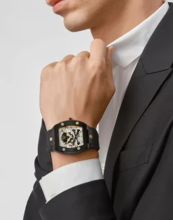 Philipp Plein Automatik Herrenuhr The $keleton Caviar PWBAA0521