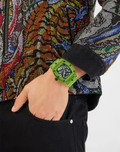 Philipp Plein Automatik Herrenuhr The $keleton Crystal