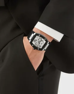 Philipp Plein Automatik Herrenuhr The $keleton