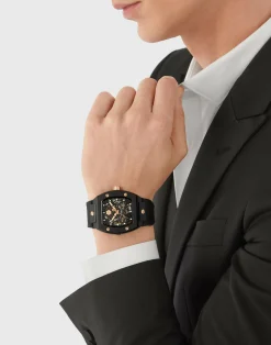 Philipp Plein Automatik Herrenuhr The $keleton Ecoceramic