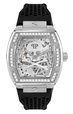 Philipp Plein Automatik Herrenuhr The $keleton Crystal
