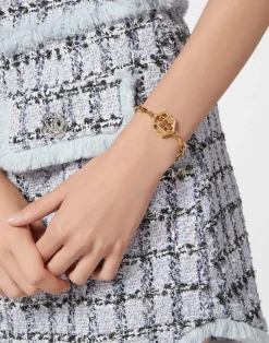 Philipp Plein Damen Armband Armkette Edelstahl Hexagon