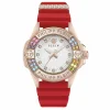 Philipp Plein Damen Armbanduhr PWOFA0325 Plein Majesty Rosé/Rot