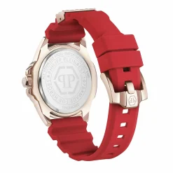 Philipp Plein Damen Armbanduhr PWOFA0325 Plein Majesty Rosé/Rot