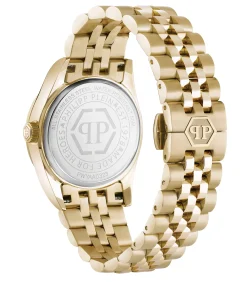 Philipp Plein Damenuhr Date Superlative Gold