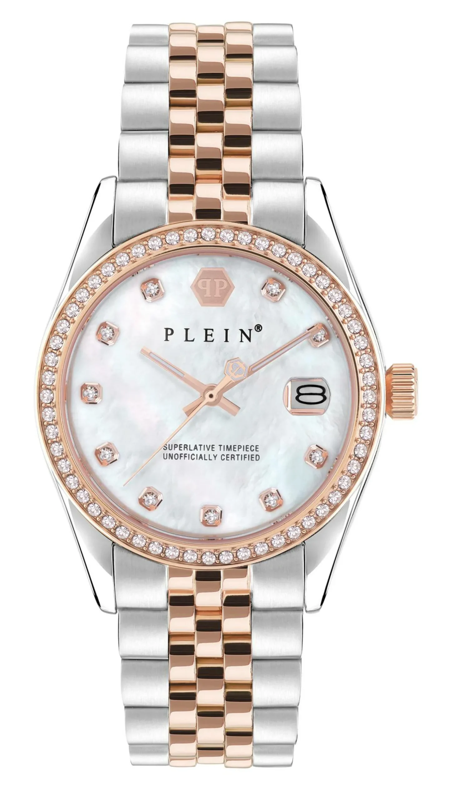 Philipp Plein Damenuhr Date Superlative Bicolor