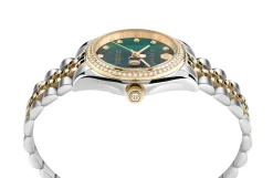 Philipp Plein Damenuhr Date Superlative Bicolor/grün