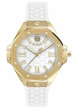 Philipp Plein Damenuhr Lady Royal PWBDA0224 Gold Weiß 39 mm