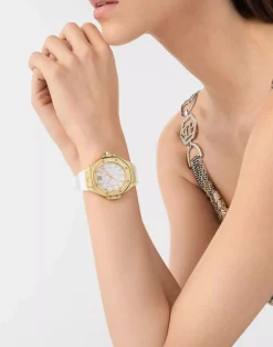 Philipp Plein Damenuhr Lady Royal PWBDA0224 Gold Weiß 39 mm