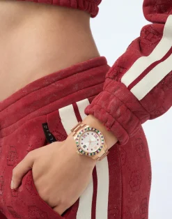 Philipp Plein Damenuhr LADY Empire PW2FA0425 Roségold Kristall Edelstahl 39 mm