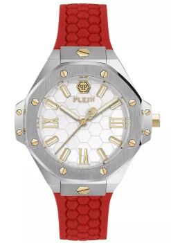 Philipp Plein Damenuhr Lady Royal PWBDA0124 Edelstahl Weiß 39 mm