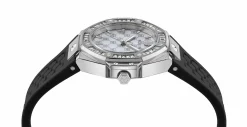 Philipp Plein Damenuhr Royal Prestige PW4FA0325 Silber / Schwarz (Silicon)
