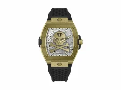 Philipp Plein Herren Armbanduhr The $keleton Frosted Automatik PWJFA1025