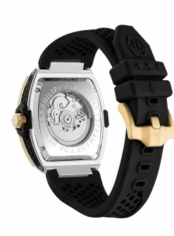 Philipp Plein Herren Automatikuhr The $keleton 2.0 PWJFA0825 Edelstahl 44 mm Multicolor