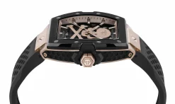 Philipp Plein Herren Automatikuhr The $keleton 2.0 PWJFA0225 Schwarz Edelstahl 44 mm