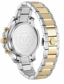 Philipp Plein Herren Chronograph The $kull PWWFA0525 Edelstahl / Two-Tone 44 mm