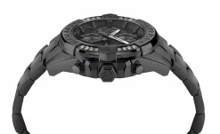Philipp Plein Herren Chronograph The $kull PWWFA0725 IP Black Edelstahl 44 mm