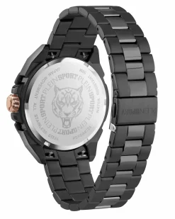 Philipp Plein Herren Uhr Urban Pulse PSFDA0724 Schwarz Edelstahl 47 mm