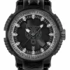 Philipp Plein Herren Uhr Tiger Power PSEDA0324 Schwarz Kunststoff 45 mm