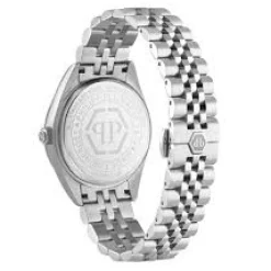Philipp Plein Herren Uhr Icon Chain PWZFA0125 Quarz 43 mm Schwarz Edelstahl