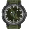 Philipp Plein Herren Uhr Tiger Power PSEDA0524 Grün/Synthetic 45 mm
