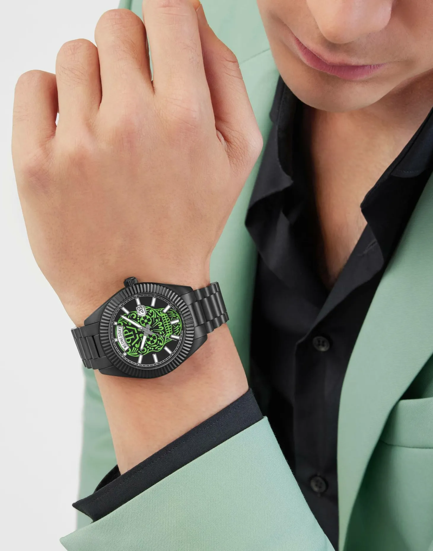 Philipp Plein Herrenuhr Date Superlative