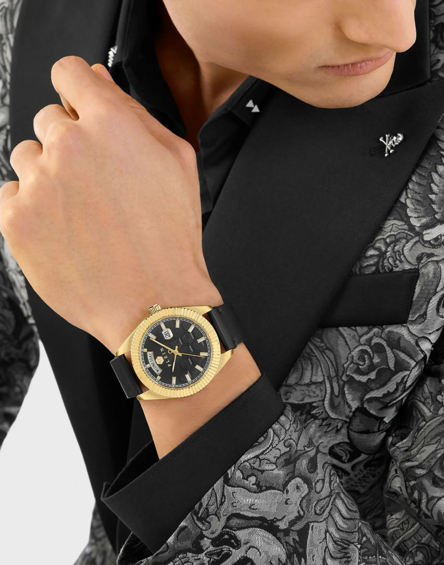Philipp Plein Herrenuhr Date Superlative