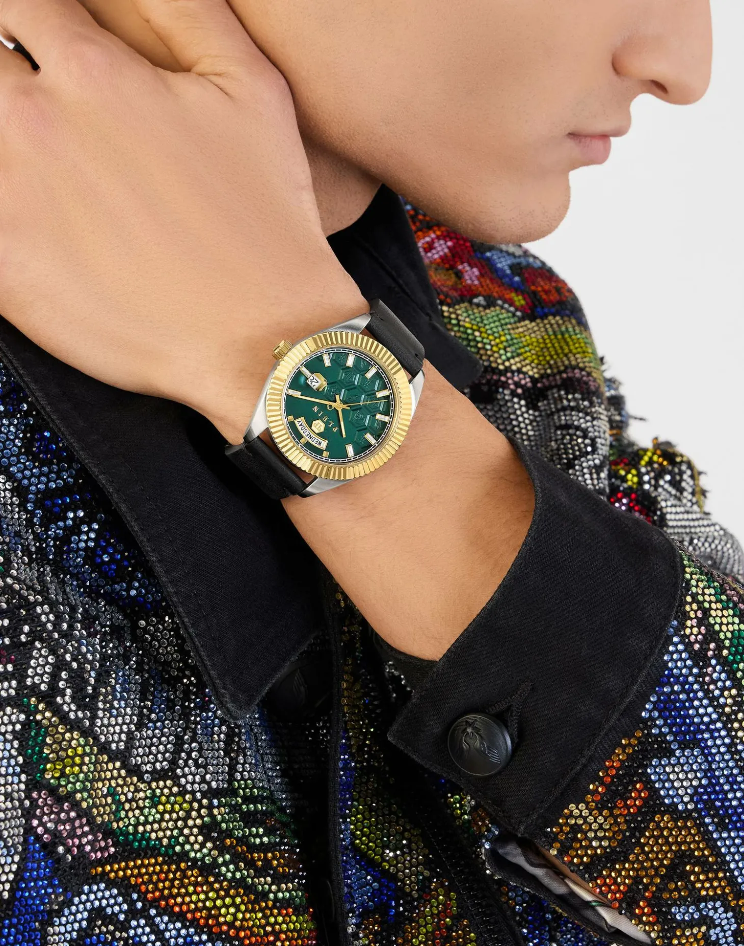 Philipp Plein Herrenuhr Date Superlative